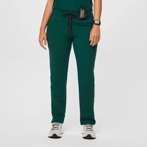 Women’s Yola Skinny Scrub Pants 2.0 FIGS Size Large Forest Green